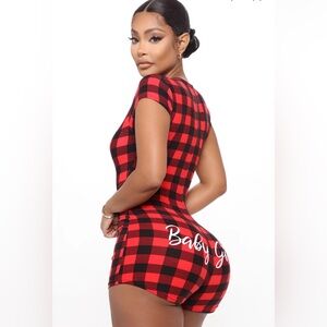 Fashion nova pajama onesie
